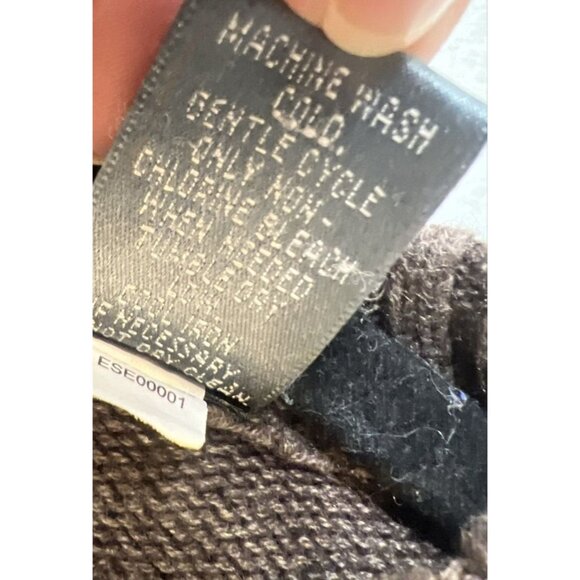 Oscar De La Renta Mens Plaid Knit Sweater Brown Medium - Picture 3 of 6